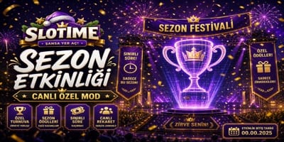 Slotime Sezon Etkinliği Canlı Özel Mod
